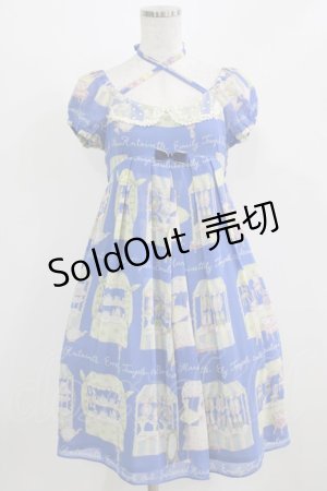 画像: Emily Temple cute / マリーアントワネットマーケットワンピース  ブルー H-26-03-06-018-ET-OP-AK-ZH