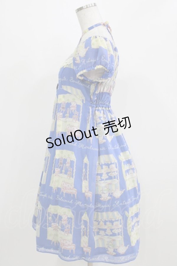 画像2: Emily Temple cute / マリーアントワネットマーケットワンピース  ブルー H-26-03-06-018-ET-OP-AK-ZH (2)