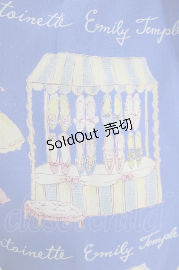 画像4: Emily Temple cute / マリーアントワネットマーケットワンピース  ブルー H-26-03-06-018-ET-OP-AK-ZH (4)