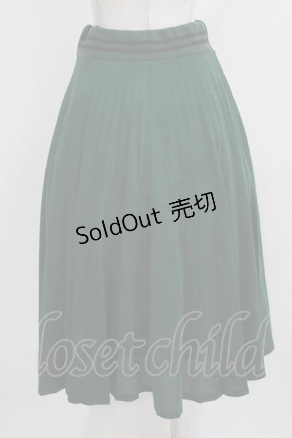 画像3: Jane Marple Dans Le Salon / Emiliana pile double accordion skirt M グリーン H-26-03-06-020-JM-SK-AK-ZH (3)