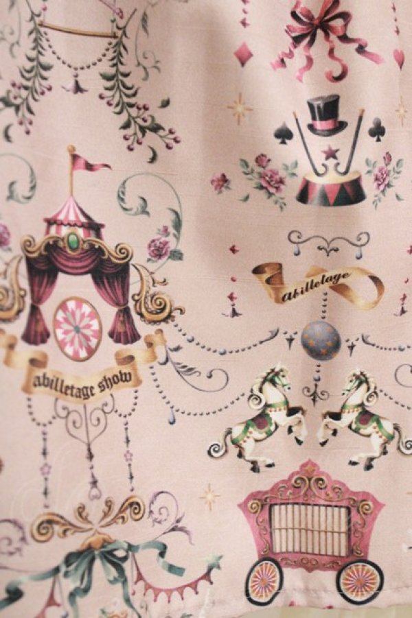 画像4: abilletage / CIRCUSタックスカート  アンティークピンク H-26-03-06-021-GO-SK-KB-ZH (4)