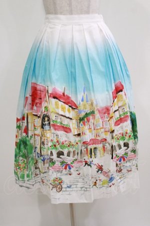 画像: Jane Marple / Golden goose townロングスカート  ブルースカイ H-26-03-07-028-JM-SK-KB-ZH