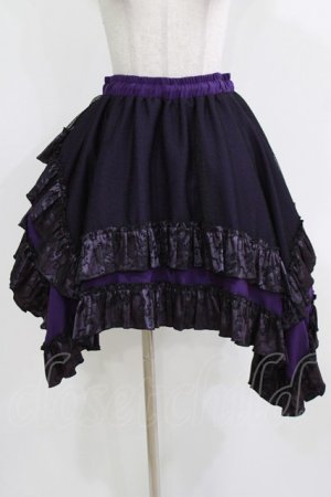 画像: Qutie Frash / ドラゴンサテンスカート  パープル H-26-03-07-031-QU-SK-KB-ZH