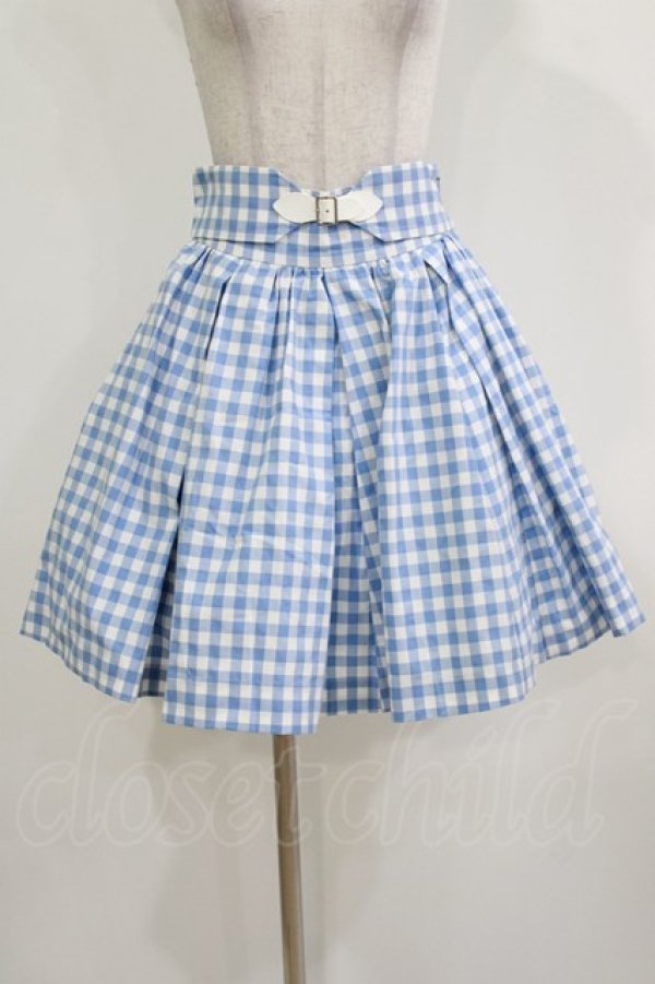 画像1: MILK / Sassyスカート  サックス H-26-03-07-032-ML-SK-KB-ZH (1)