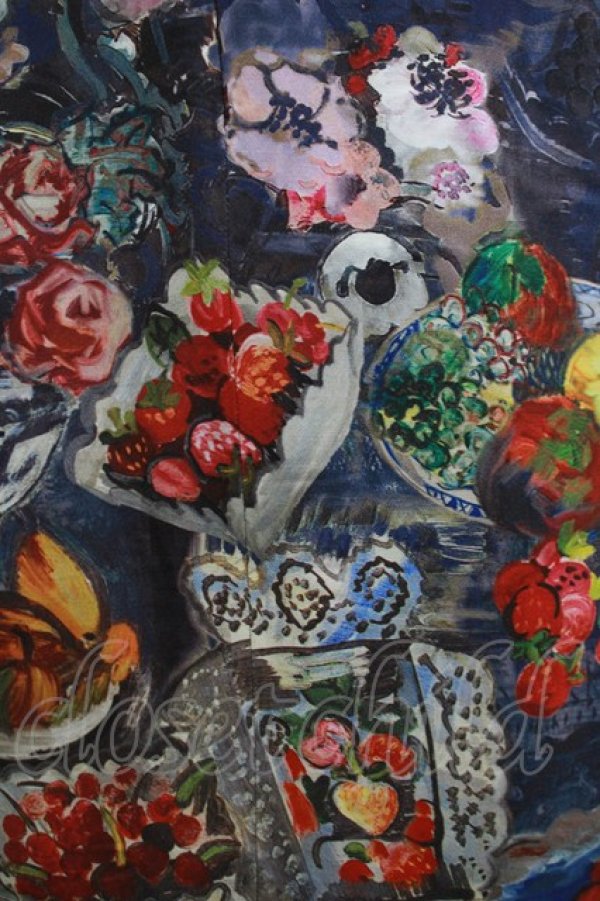 画像4: Jane Marple Dans Le Salon / Art in bloomのレースヨークdayドレス  ネイビー H-26-03-07-003-JM-OP-KB-ZH (4)