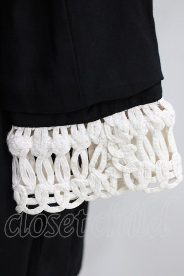 画像4: Jane Marple / テープカラーのワンピース  黒 H-26-03-07-039-JM-OP-KB-ZH (4)