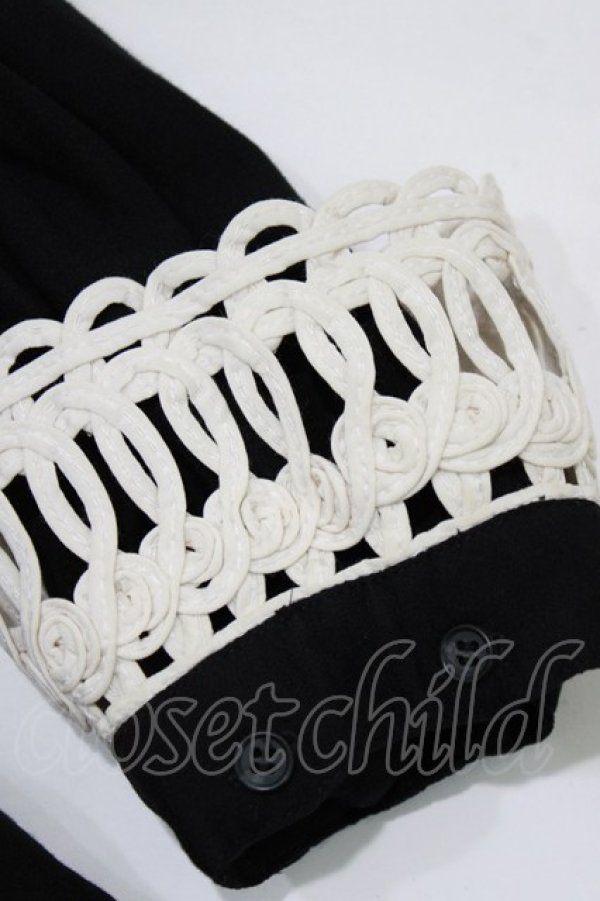 画像5: Jane Marple / テープカラーのワンピース  黒 H-26-03-07-039-JM-OP-KB-ZH (5)