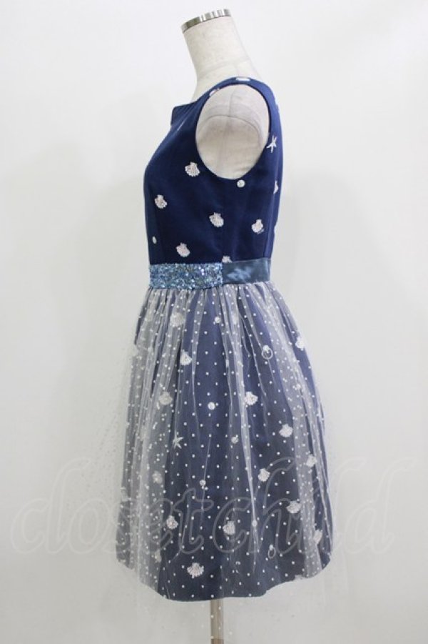 画像2: MILK / アリエルドレス  ディープseaシェル H-26-03-07-040-ML-OP-KB-ZH (2)