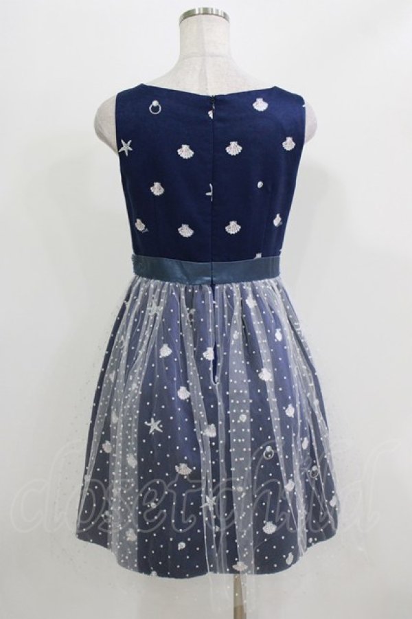 画像3: MILK / アリエルドレス  ディープseaシェル H-26-03-07-040-ML-OP-KB-ZH (3)