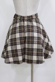 画像3: MILK / チェックフレアスカート  ブラウン H-26-03-07-044-ML-SK-KB-ZH (3)