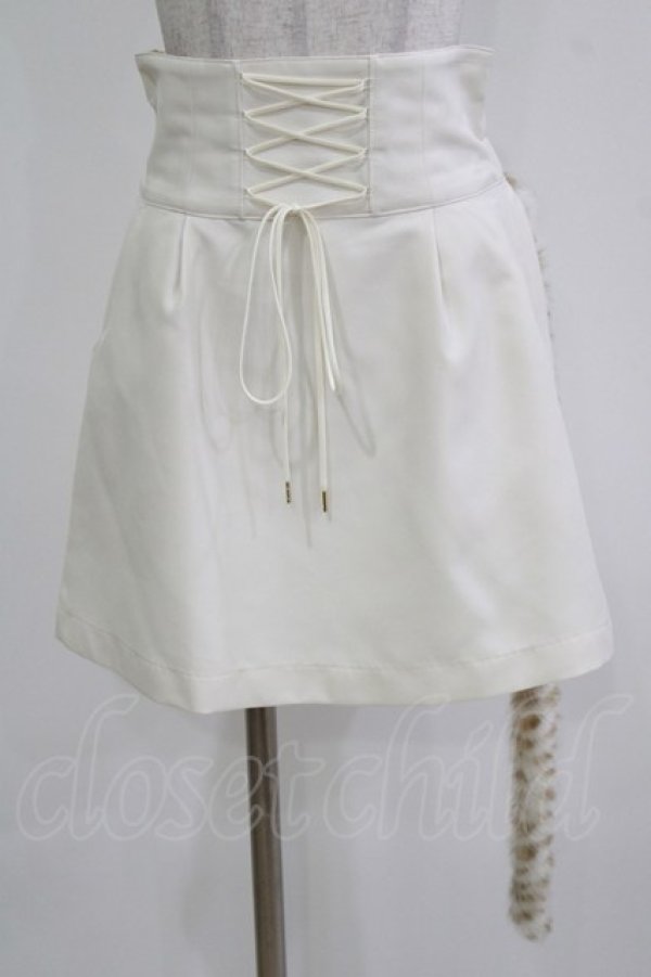 画像1: MILK / Cat tailスカート  ホワイト H-26-03-07-045-ML-SK-KB-ZH (1)