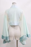 画像3: Qutie Frash / 着物ボレロ  ホワイト×サックス H-26-03-07-049-QU-TO-KB-ZH (3)