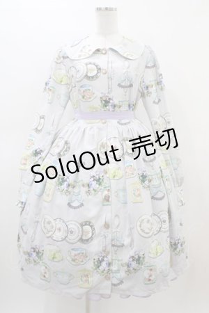 画像: LIEF / 天使のカトラリーリボンワンピース M グレー H-26-03-07-1021-LO-OP-NS-ZH