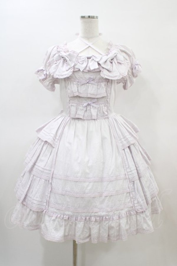 画像1: Angelic Pretty / プリンセスフリルワンピース Free ラベンダー H-26-03-07-1022-AP-OP-NS-ZH (1)