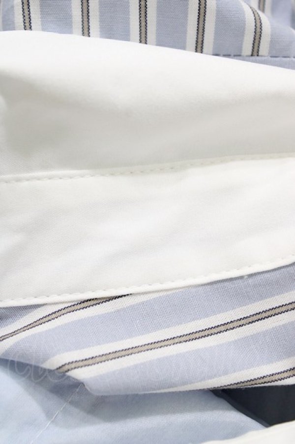 画像4: axes femme POETIQUE / ナポレオンデザインワンピース M サックス H-26-03-07-1024-AX-OP-NS-ZH (4)