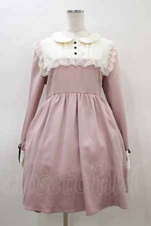 画像: DearMyLove / メイドライク丸襟ドールワンピース L ピンク H-26-03-07-1026-EL-OP-NS-ZH