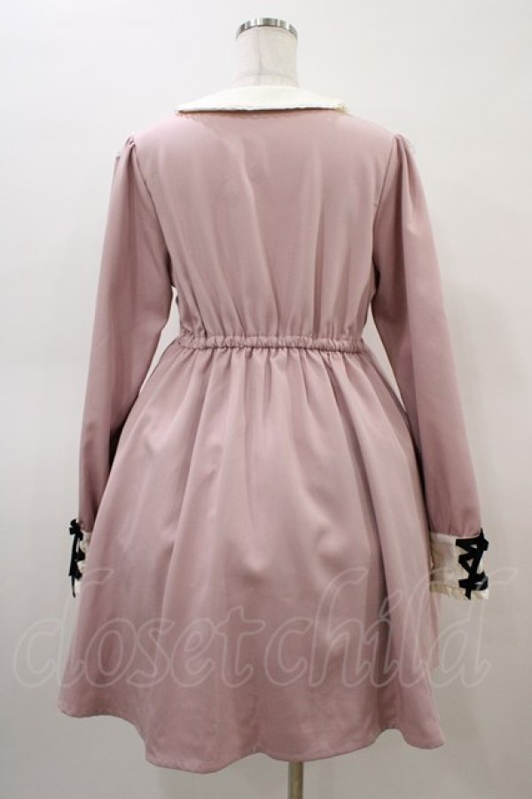 画像2: DearMyLove / メイドライク丸襟ドールワンピース L ピンク H-26-03-07-1026-EL-OP-NS-ZH (2)