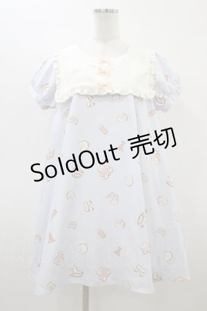 画像: Ank Rouge / アイシングクッキーPtベビードールワンピース M サックス H-26-03-07-1031-CA-OP-NS-ZH