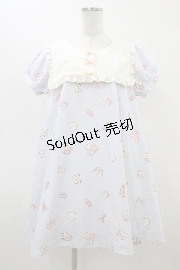 画像1: Ank Rouge / アイシングクッキーPtベビードールワンピース M サックス H-26-03-07-1031-CA-OP-NS-ZH (1)