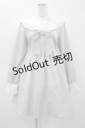 画像: DearMyLove / 闇天使セーラー襟ワンピース M グレー H-26-03-07-1033-EL-OP-NS-ZH