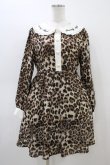 画像1: Jamie エーエヌケー / レオパードワンピース M ブラウン H-26-03-07-1034-LO-OP-NS-ZH (1)