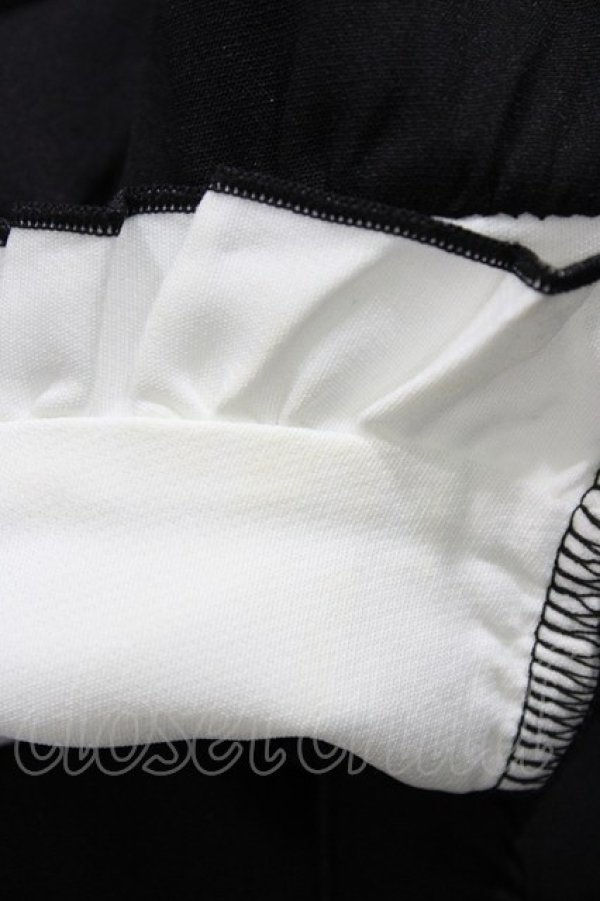 画像4: DearMyLove / フリルたっぷりオフショルシャツワンピース M ブラック H-26-03-07-1038-EL-OP-NS-ZH (4)