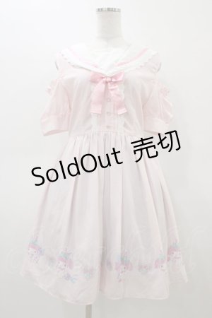 画像: サンリオ / マイメロディワンピース M ピンク H-26-03-07-1039-EL-OP-NS-ZH