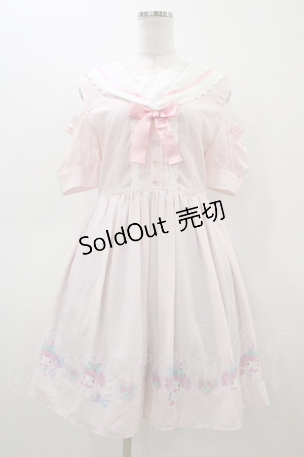 画像1: サンリオ / マイメロディワンピース M ピンク H-26-03-07-1039-EL-OP-NS-ZH (1)