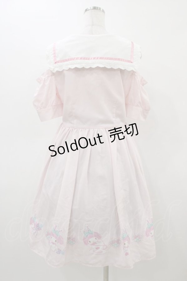 画像2: サンリオ / マイメロディワンピース M ピンク H-26-03-07-1039-EL-OP-NS-ZH (2)