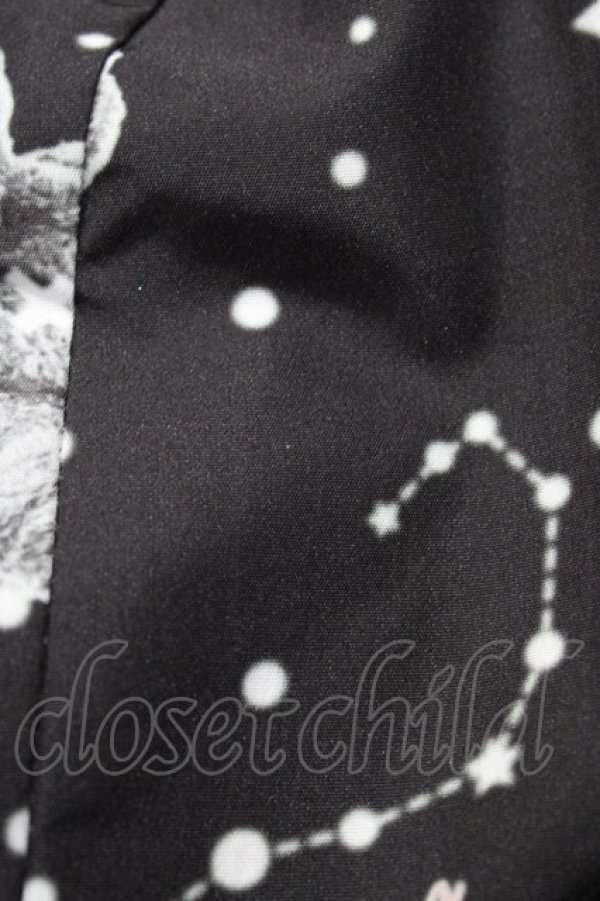 画像4: Ank Rouge / スペイシーベアプリントジャンパースカート M ブラック H-26-03-07-1040-CA-OP-NS-ZH (4)