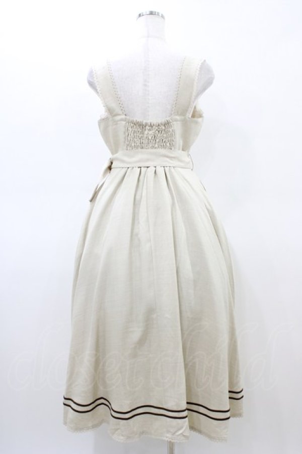 画像2: Kurumi Collaboration / マリンアカデミアジャンパースカート M 生成り H-26-03-07-1041-GO-OP-NS-ZH (2)