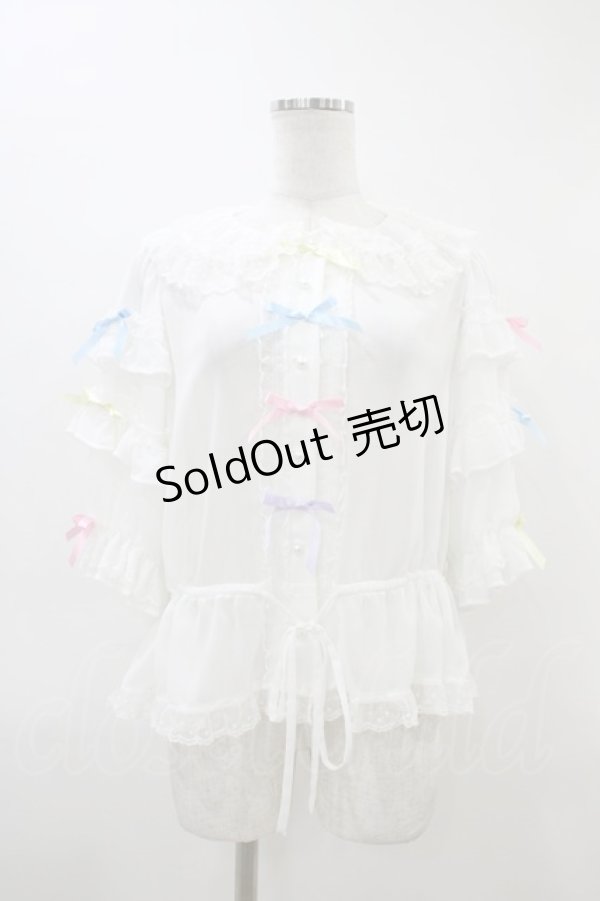 画像1: Angelic Pretty / Sugar Decorationブラウス Free シロ H-26-03-07-1007-AP-BL-NS-ZH (1)