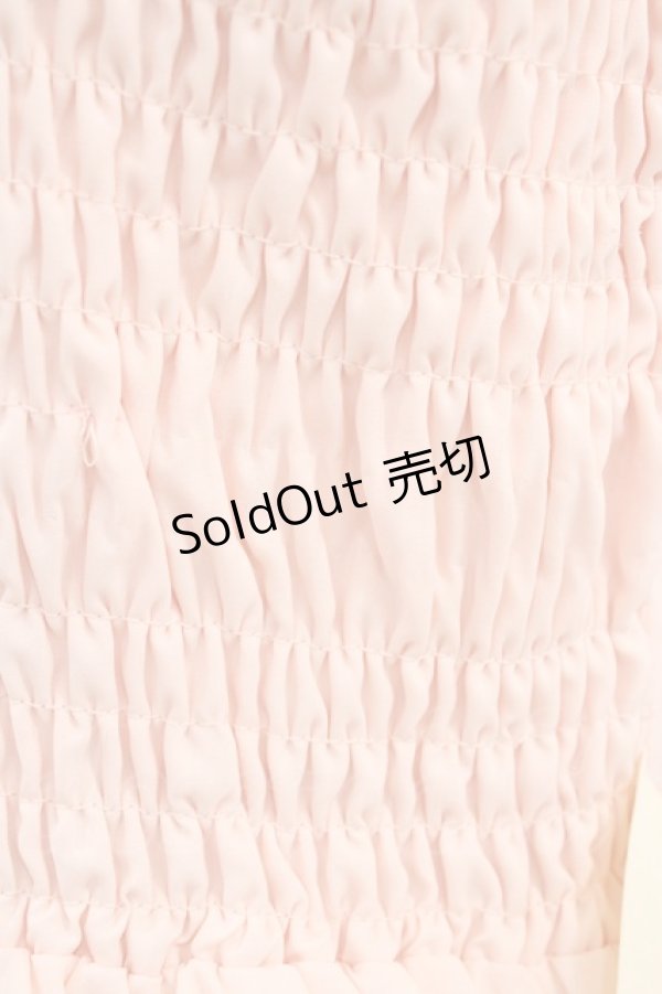 画像3: DearMyLove / はしごレースジャンパースカート M ピンク H-26-03-07-1043-EL-OP-NS-ZH (3)