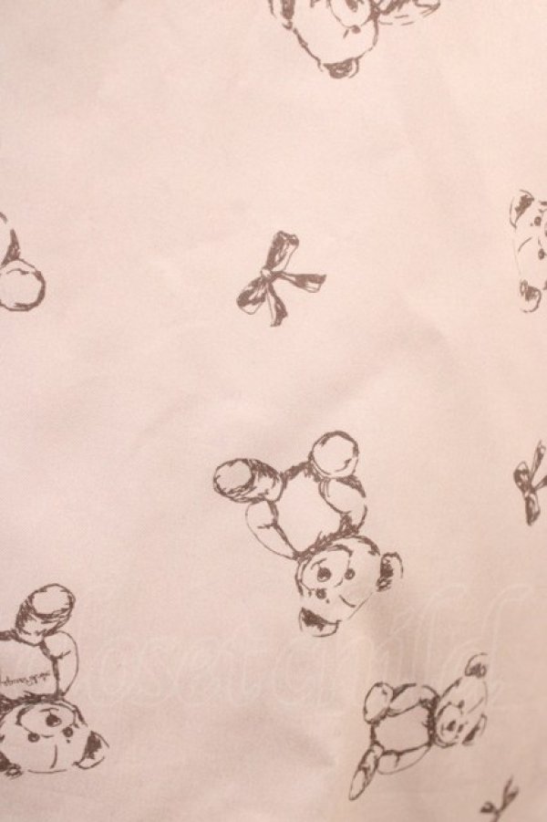 画像3: Ank Rouge / テディベアジャンパースカート M ピンク H-26-03-07-1045-CA-OP-NS-ZH (3)