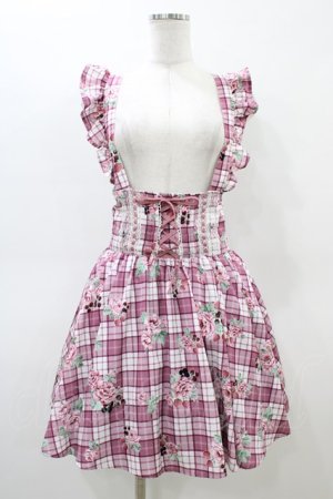 画像: Ank Rouge / ストロベリーチェックスカート M ピンク H-26-03-07-1047-CA-SK-NS-ZH