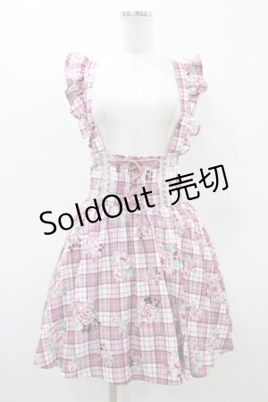 画像: Ank Rouge / ストロベリーチェックスカート M ピンク H-26-03-07-1047-CA-SK-NS-ZH