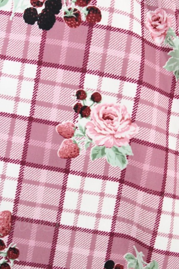 画像3: Ank Rouge / ストロベリーチェックスカート M ピンク H-26-03-07-1047-CA-SK-NS-ZH (3)