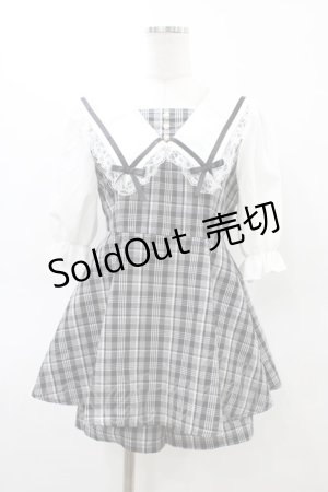 画像: NOEMIE / レースフリルセーラーセットアップ M ブラック H-26-03-07-1054-LO-OP-NS-ZH