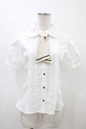 画像: Kurumi Collaboration / マリンアカデミアブラウス M 白/生成り H-26-03-07-1060-GO-BL-NS-ZH