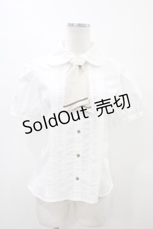 画像: Kurumi Collaboration / マリンアカデミアブラウス M 白/生成り H-26-03-07-1060-GO-BL-NS-ZH