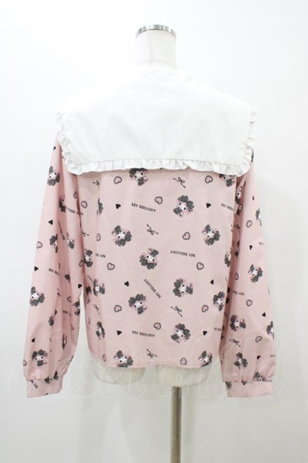 画像2: サンリオ / 真夜中のメロクロ/ブラウス M ピンク H-26-03-07-1063-EL-BL-NS-ZH (2)