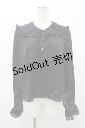 画像: DearMyLove / 闇天使セーラーブラウス M ブラック H-26-03-07-1065-EL-BL-NS-ZH