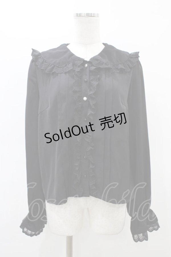 画像1: DearMyLove / 闇天使セーラーブラウス M ブラック H-26-03-07-1065-EL-BL-NS-ZH (1)