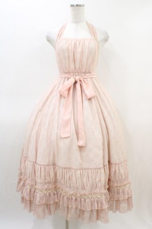 画像: Victorian maiden / エレガントレーシーホルターネックドレス Free ピンク H-26-03-07-1012-CL-OP-NS-ZH