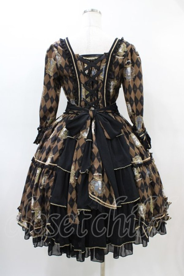 画像2: metamorphose / Chess collection 〜運命に導かれた駒の物語〜クイーンワンピース Free ブラウン H-26-03-07-1016-ME-OP-NS-ZH (2)