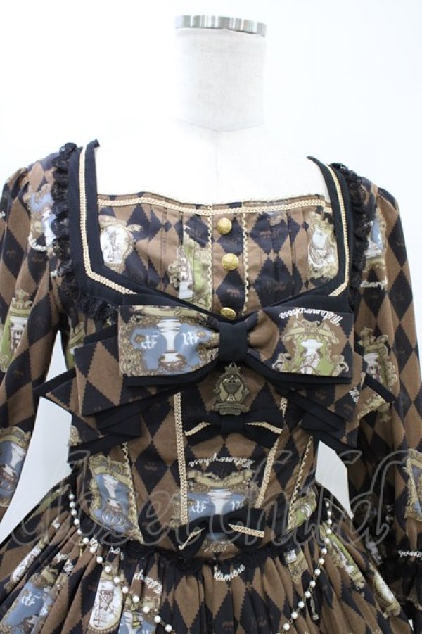 画像4: metamorphose / Chess collection 〜運命に導かれた駒の物語〜クイーンワンピース Free ブラウン H-26-03-07-1016-ME-OP-NS-ZH (4)