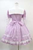 画像2: Angelic Pretty / ギンガム立ち襟ワンピース Free ラベンダー H-26-03-07-1020-AP-OP-NS-ZH (2)