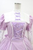 画像4: Angelic Pretty / ギンガム立ち襟ワンピース Free ラベンダー H-26-03-07-1020-AP-OP-NS-ZH (4)