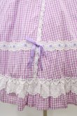 画像5: Angelic Pretty / ギンガム立ち襟ワンピース Free ラベンダー H-26-03-07-1020-AP-OP-NS-ZH (5)