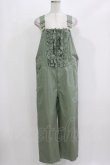 画像1: Jane Marple / ツイルタイプライターオーバーオール  ライトモスグリーン H-26-03-07-054-JM-PA-KB-ZH (1)